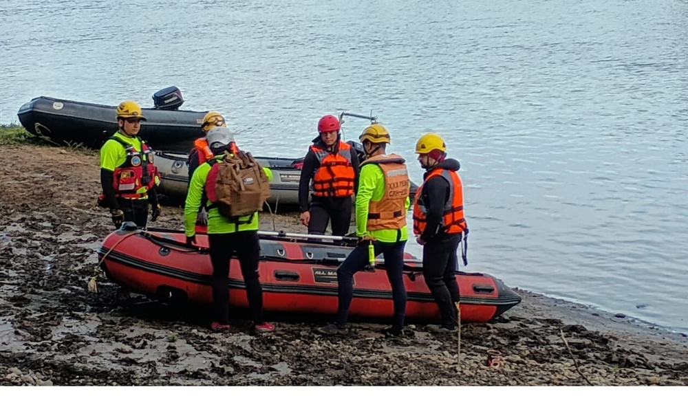 Salvamento acuático de superficie en río